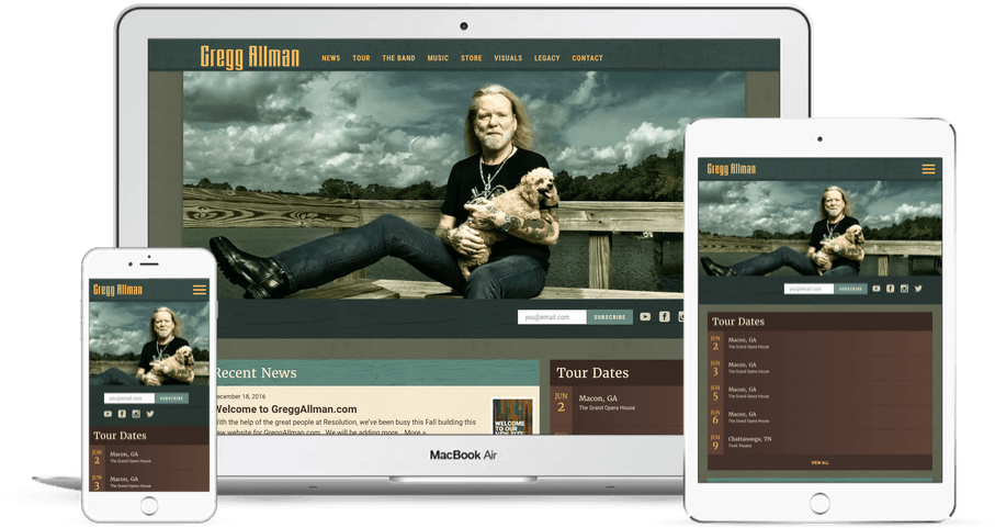 Gregg Allman Website